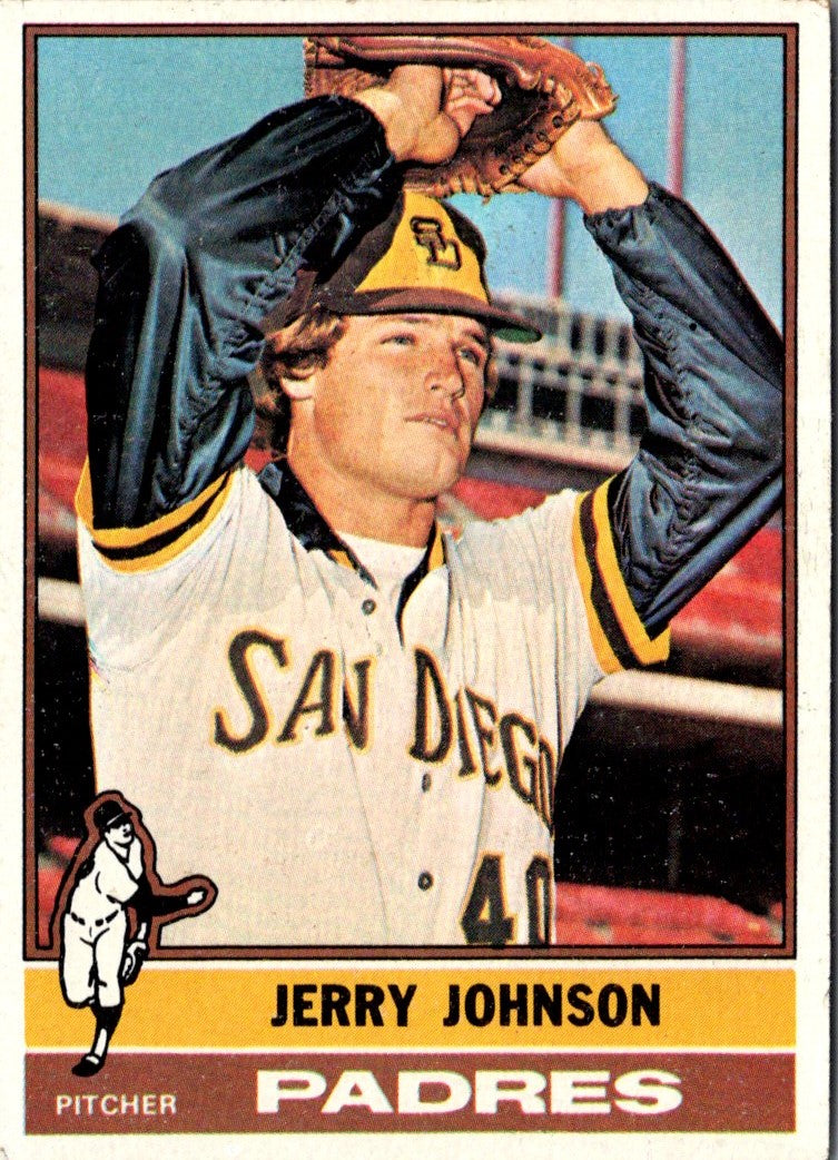 1976 Topps Jerry Johnson