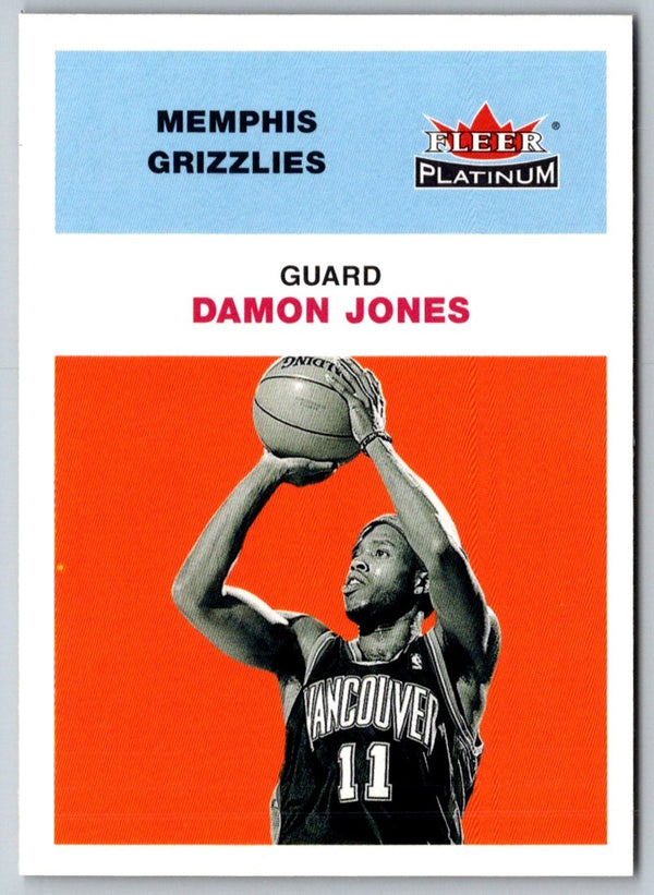 2001 Fleer Platinum Damon Jones #64