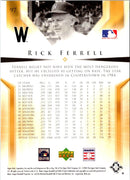 2004 SP Legendary Cuts Rick Ferrell