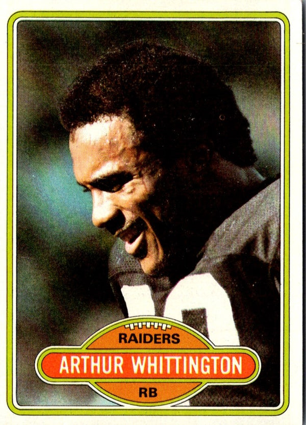 1980 Topps Arthur Whittington #358