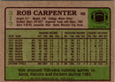 1984 Topps Rob Carpenter