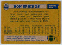 1982 Topps Ron Springs #325