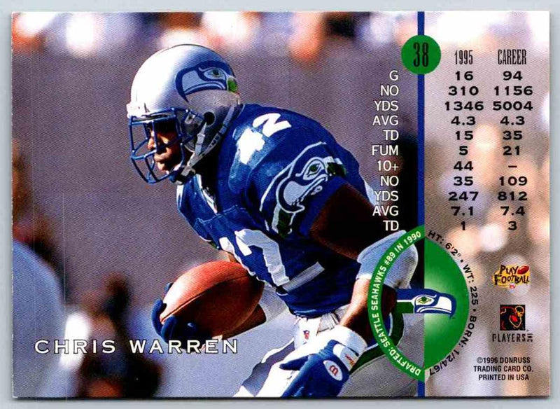 1998 Leaf Rookies And Stars Chris Warren