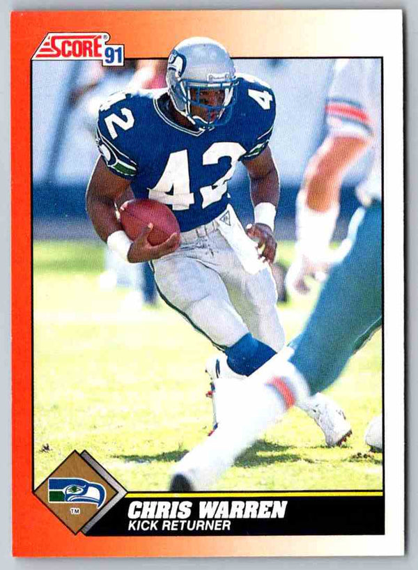 1991 Score Chris Warren #439