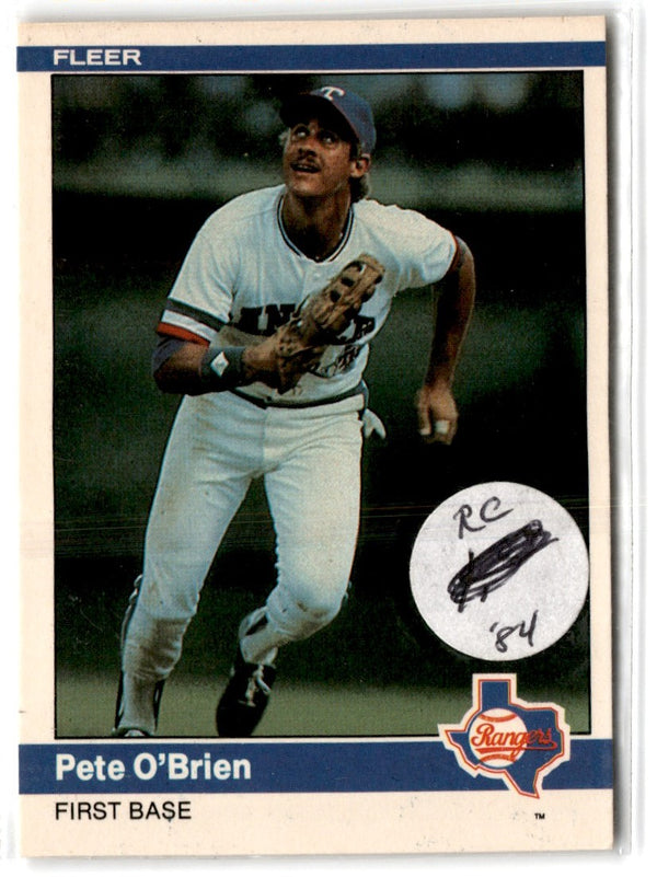 1984 Fleer Pete O'Brien #423 Rookie