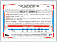 2014 Bowman Franklin Barreto #BP87