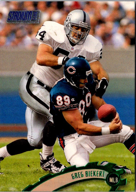 1997 Stadium Club Greg Biekert #166