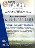 2017 Finest Masahiro Tanaka #4