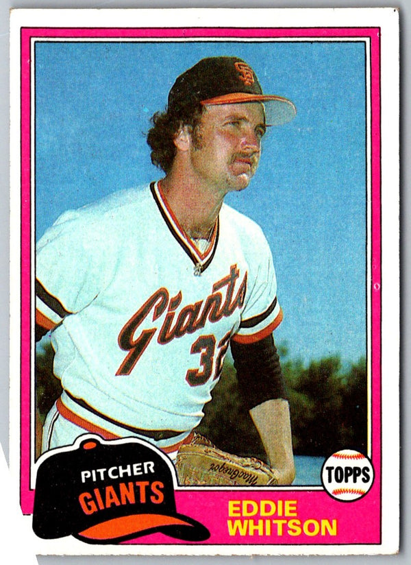 1981 Topps Eddie Whitson #336