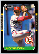 1986 Donruss Ricky Horton