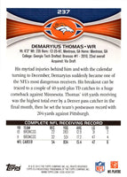 2012 Topps Demaryius Thomas #237