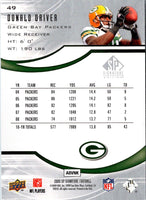 2009 SP Signature Donald Driver #49