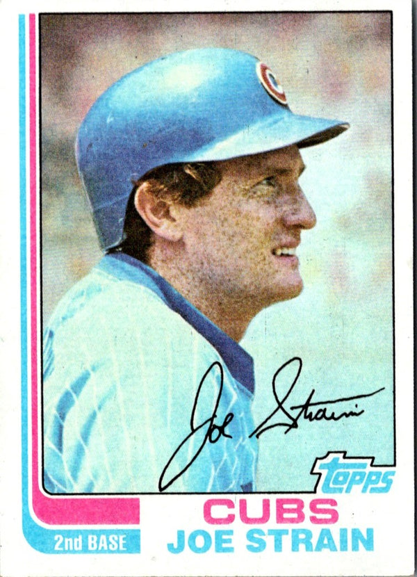 1982 Topps Joe Strain #436