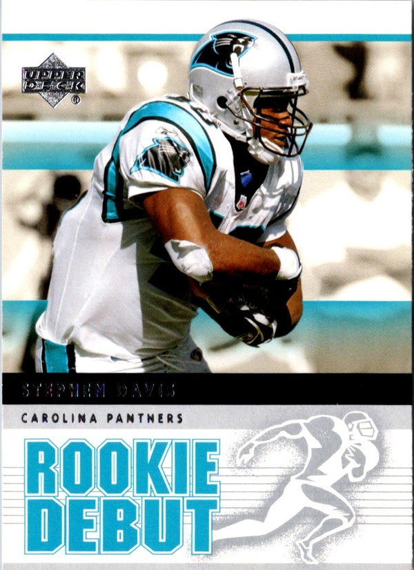 2005 Upper Deck Rookie Debut Stephen Davis #13