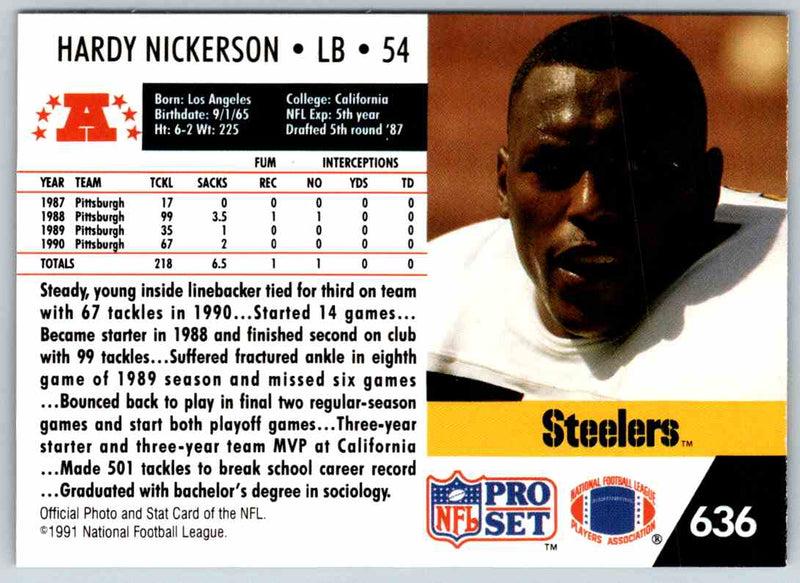 1990 Proset Hardy Nickerson