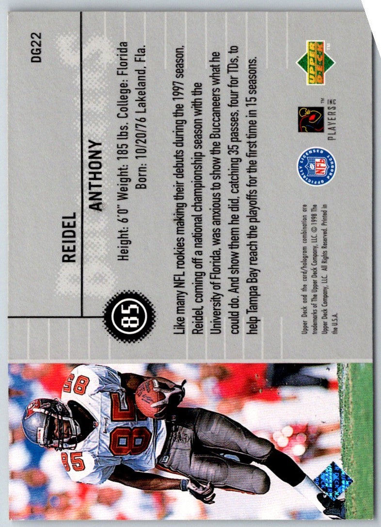 1998 Upper Deck Define the Game Reidel Anthony