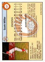 1992 Front Row Draft Picks Scott Miller #47