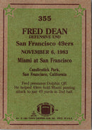 1984 Topps Fred Dean