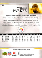 2007 Upper Deck First Edition Willie Parker #77