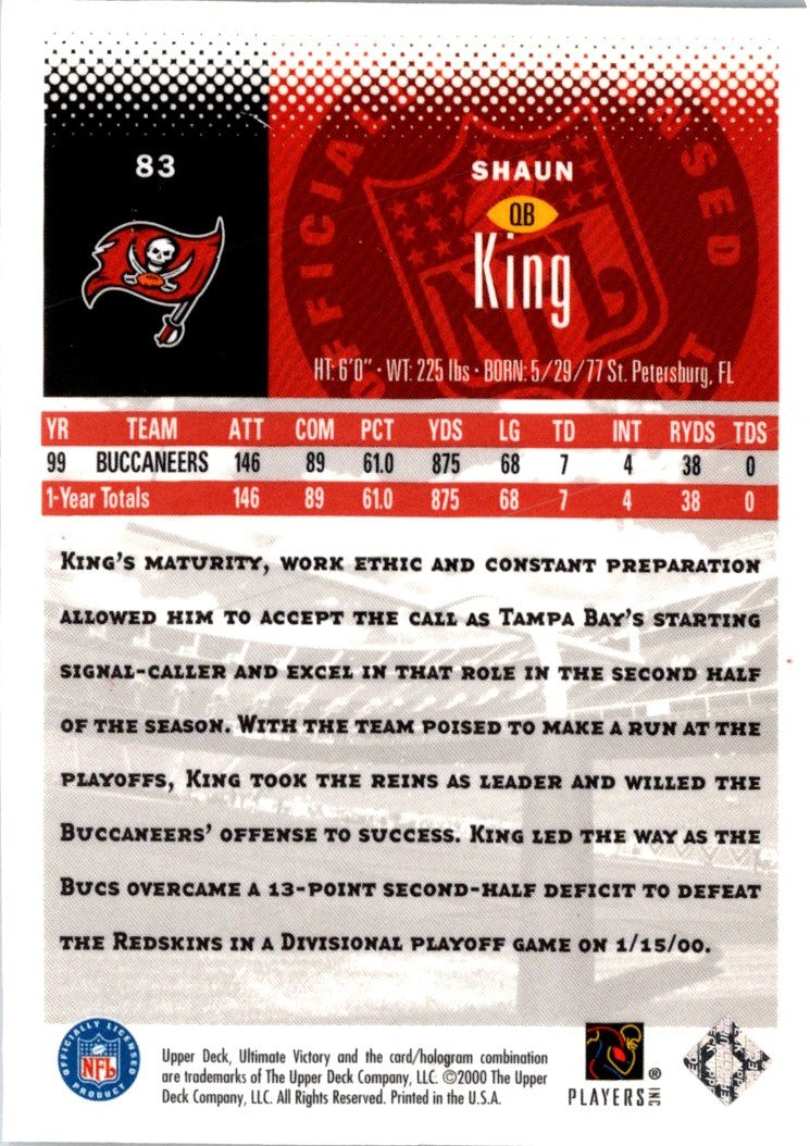 1999 Playoff Absolute EXP Shaun King