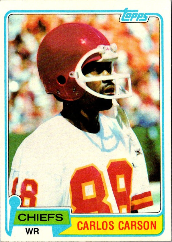 1981 Topps Carlos Carson #467 Rookie NM-MT