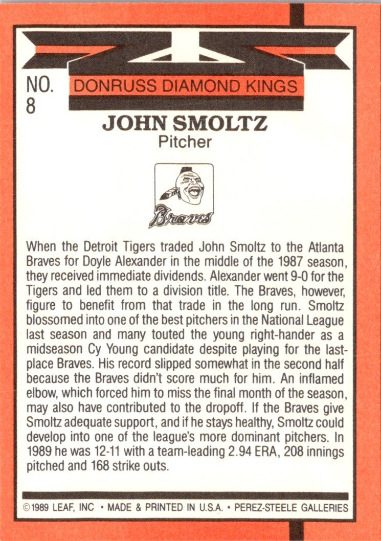 1987 Donruss John Smoltz