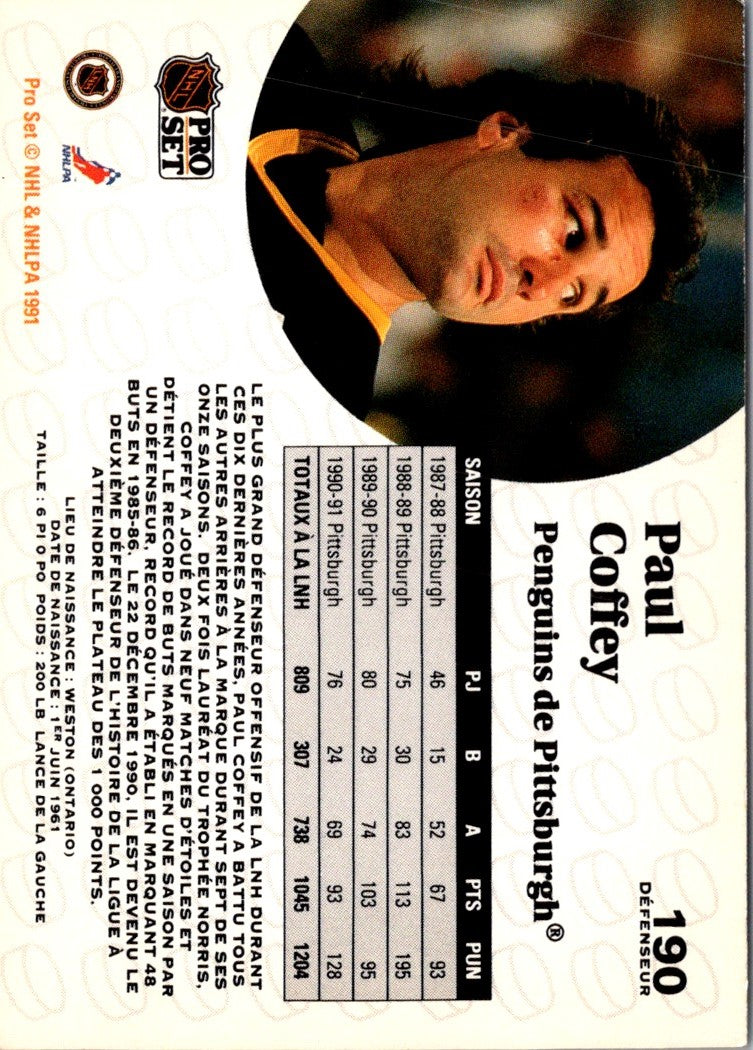 1991 Pro Set Paul Coffey