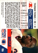 1991 Pro Set Spanish Thurman Thomas