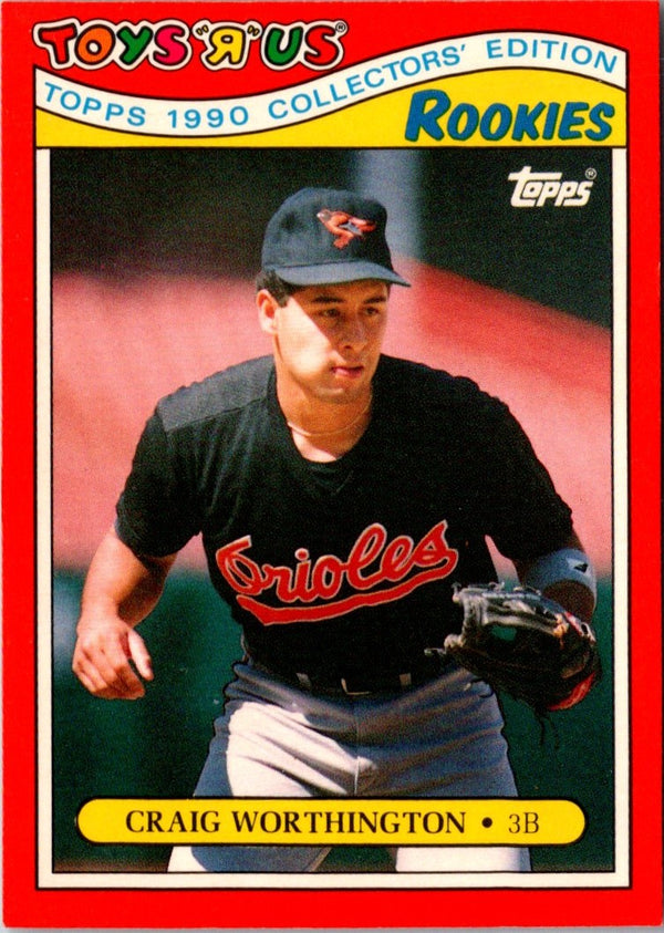 1990 Topps Toys'R'Us Rookies Craig Worthington #32