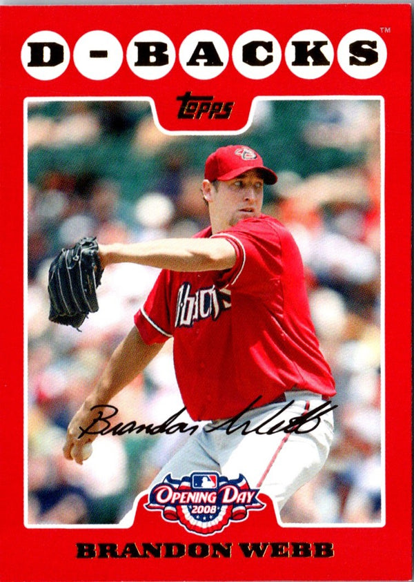 2008 Topps Opening Day Brandon Webb #62