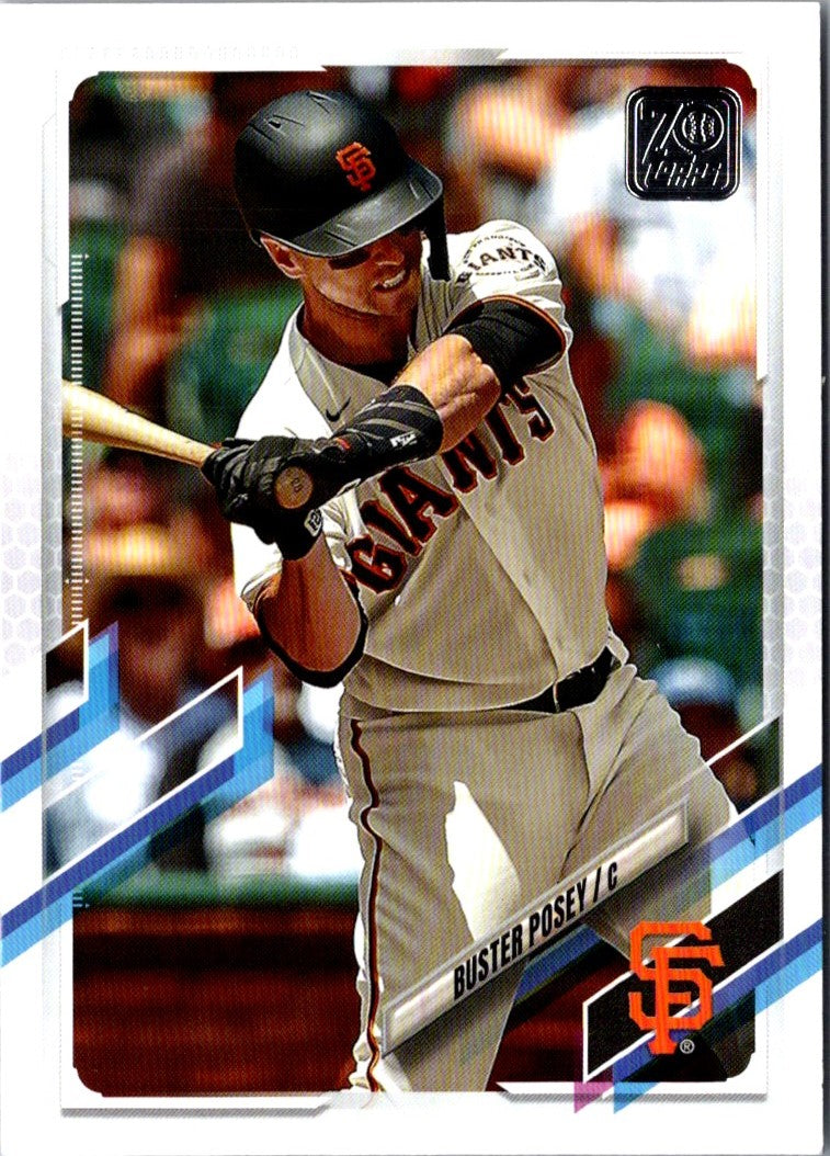 2021 Topps 582 Montgomery Club Stamped Buster Posey