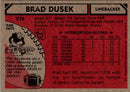 1980 Topps Brad Dusek
