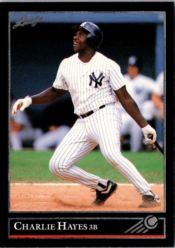 1992 Leaf Black Gold Charlie Hayes #220