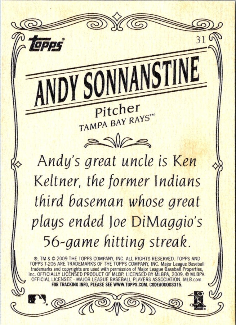 2009 Topps 206 Andy Sonnanstine