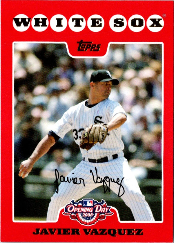 2008 Topps Opening Day Javier Vazquez #175