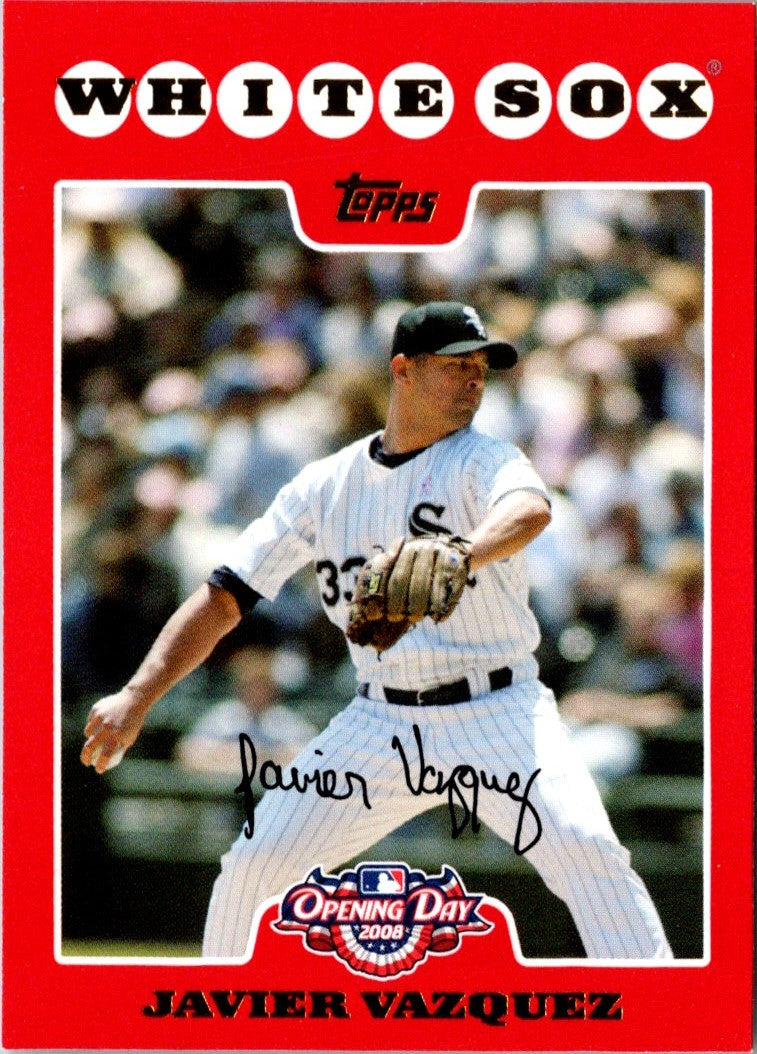 2008 Topps Opening Day Javier Vazquez