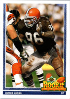 1991 Upper Deck James Jones #602 Rookie