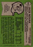1978 Topps Jack Novak #294 Rookie