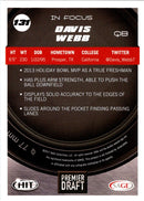 2017 SAGE HIT Davis Webb