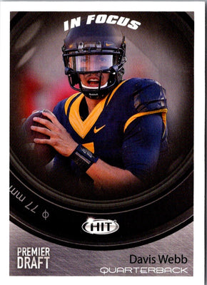 2017 SAGE HIT Davis Webb #131