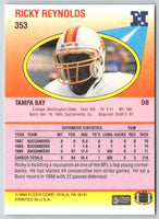 1990 Fleer Ricky Reynolds #353