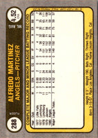 1981 Fleer Alfredo Martinez #288 Rookie