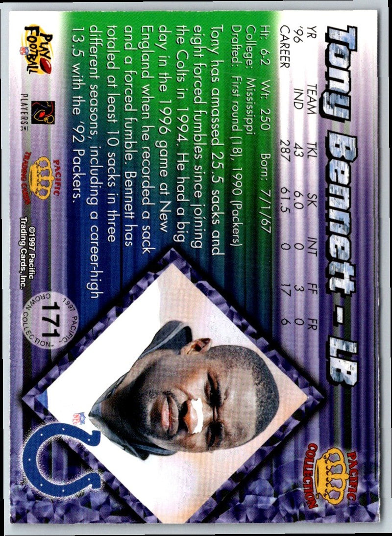 1997 Pacific Silver Tony Bennett