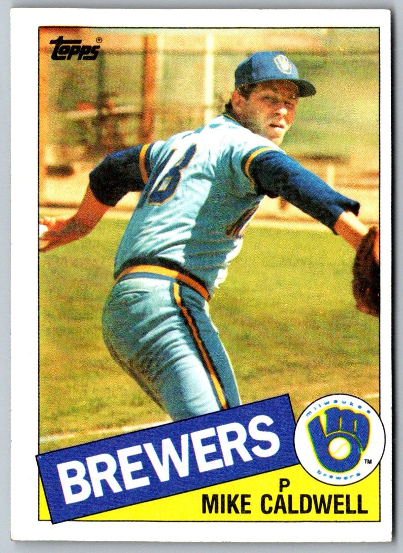 1985 Topps Mike Caldwell