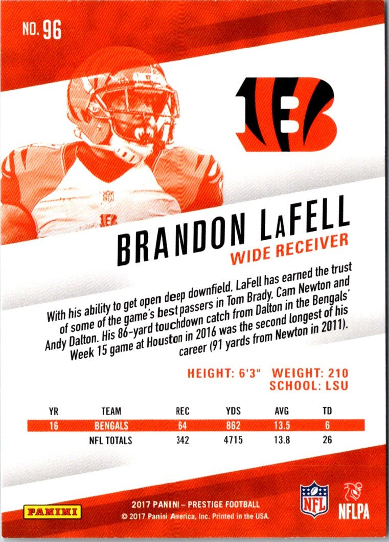 2017 Panini Prestige Brandon LaFell