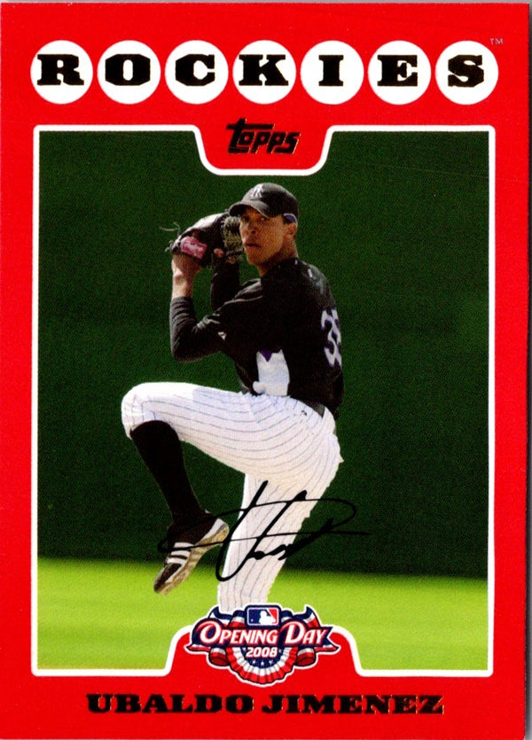 2008 Topps Opening Day Ubaldo Jimenez #51