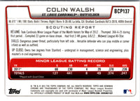 2012 Bowman Chrome Prospects Colin Walsh #BCP137