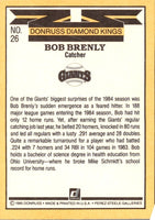 1985 Leaf Bob Brenly #26