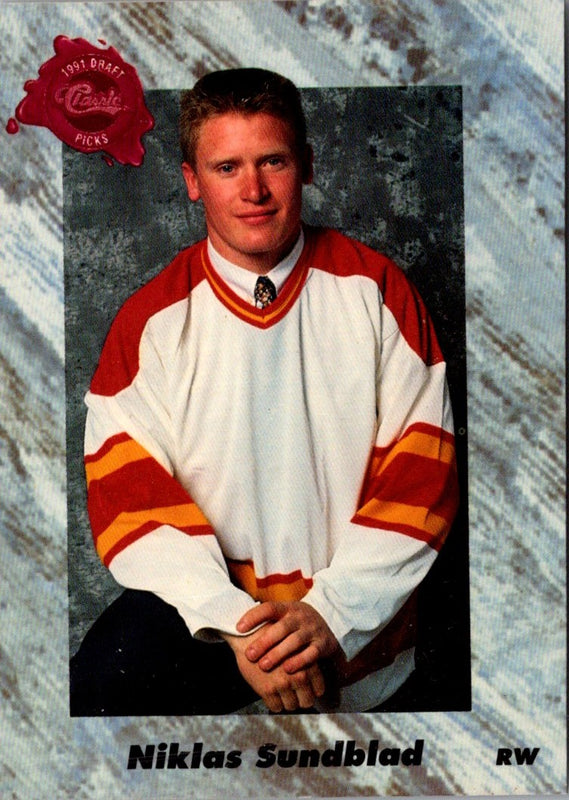 1991 Classic Draft Picks Niklas Sundblad #16