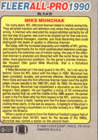 1990 Fleer All-Pro Mike Munchak #9